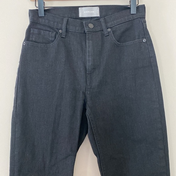 Everlane High Rise Jean Ankle Straight Black Size 28 - Picture 4 of 12